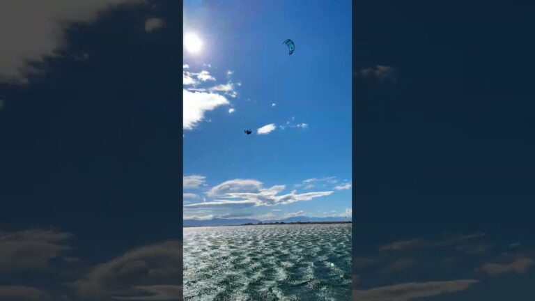 Huuuuge kiteboarding booster!  #Shorts