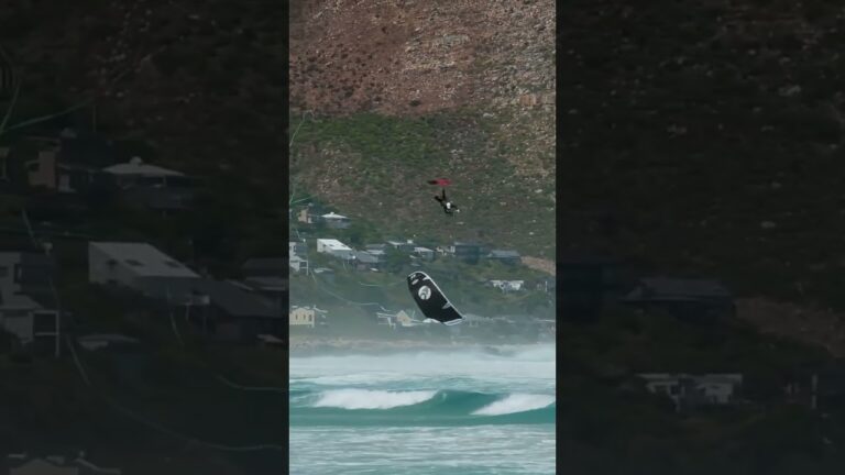 Kitesurfing doesn’t go to plan