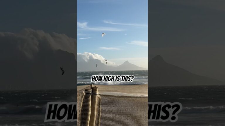 @Stinokiteboarding flying to the moon! Watch till the end to see the height #kitesurf