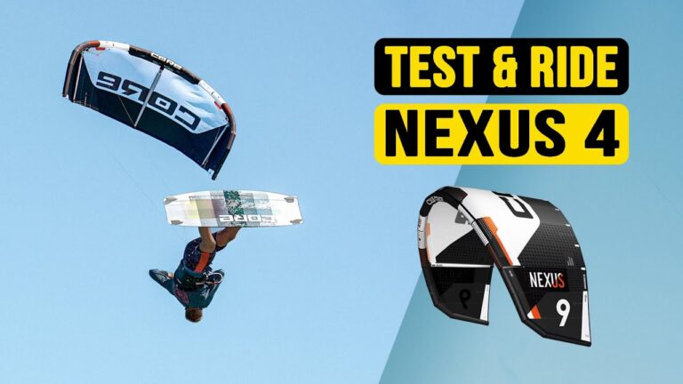 First sessions on the NEW NEXUS 4 // Kiteboarding review