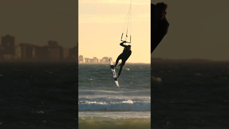 Capetown sunsets are something else // kiteboarding