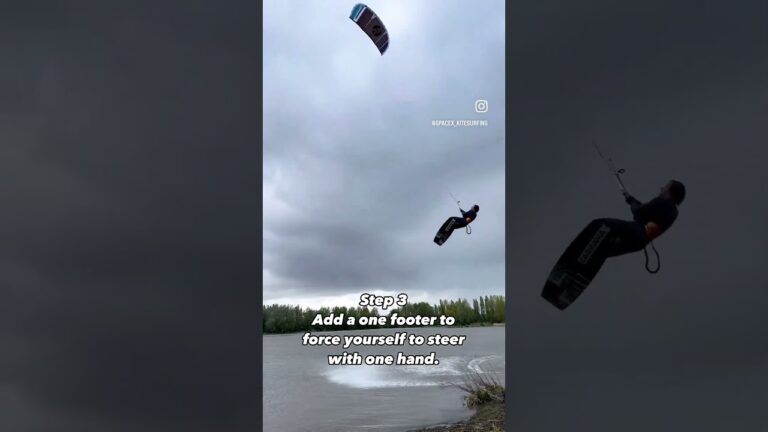 How to Kiteloop boardoff! #kitesurf #kitesurfing #kiteboarding #megaloop