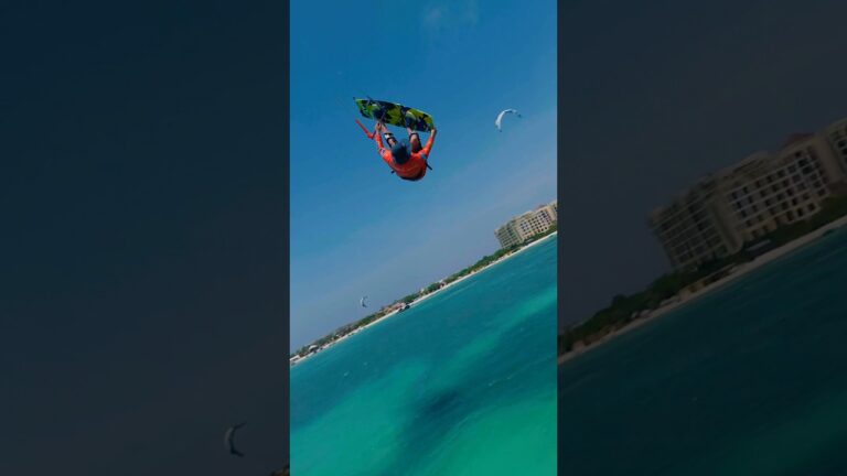 Kiteboarding in PARADISE! #courtintheact #fpvdrone @VinceIrie @GoPro #goprohero12 #kitesurfing