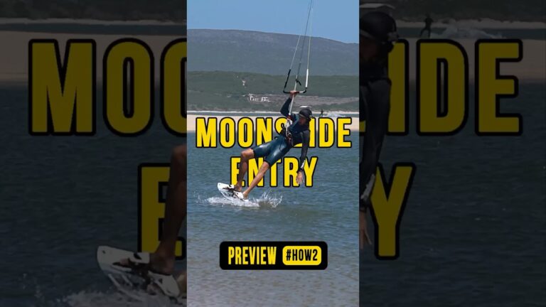 How to enter the Moon slide // kiteboarding
