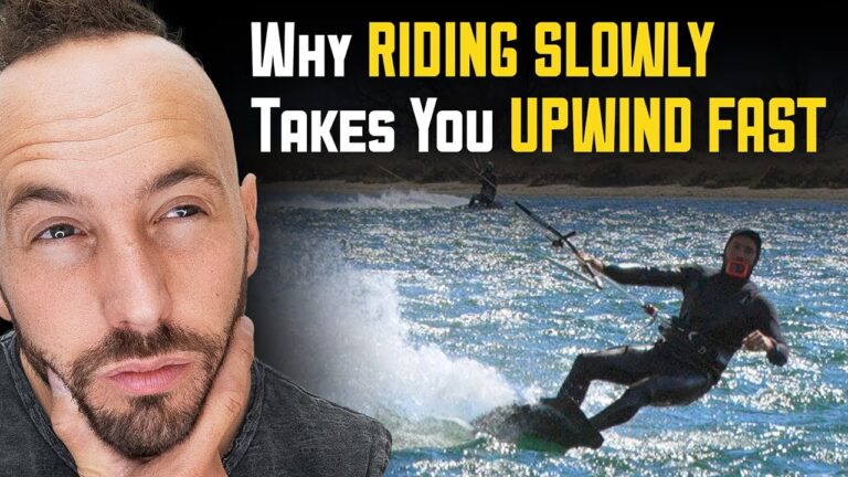 Why does riding SLOWLY take you upwind FAST?