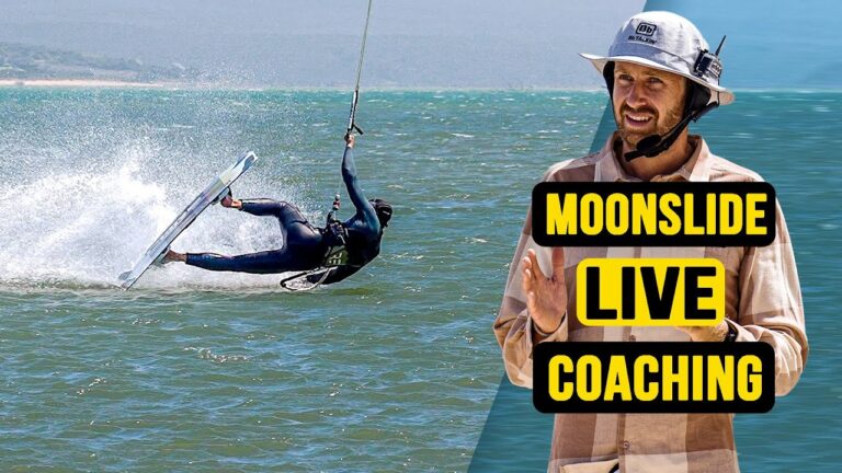 Average Kiteboarder tries the Moon Slide // Live Coaching