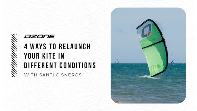 4 ways to relaunch your kite with Santi Cisneros | Rider Tips