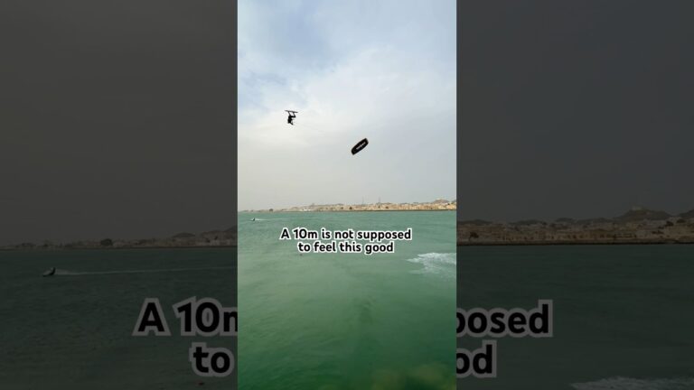 10m Pace is way too good #kitesurfing #kiteboarding
