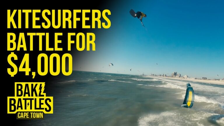 Kitesurfers fight after short tacking