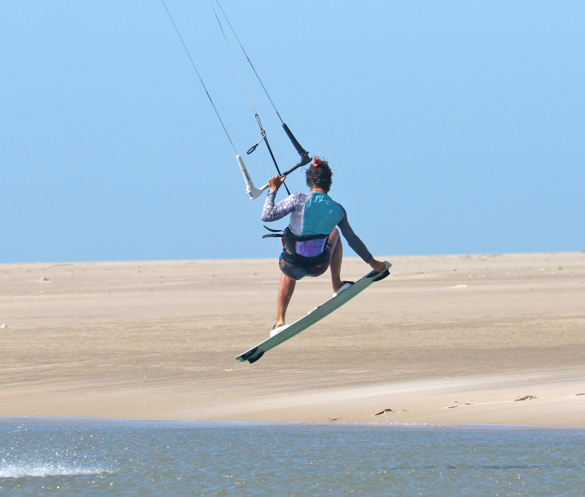 Grabbed Front to Blind Ole Kitesurfing technique