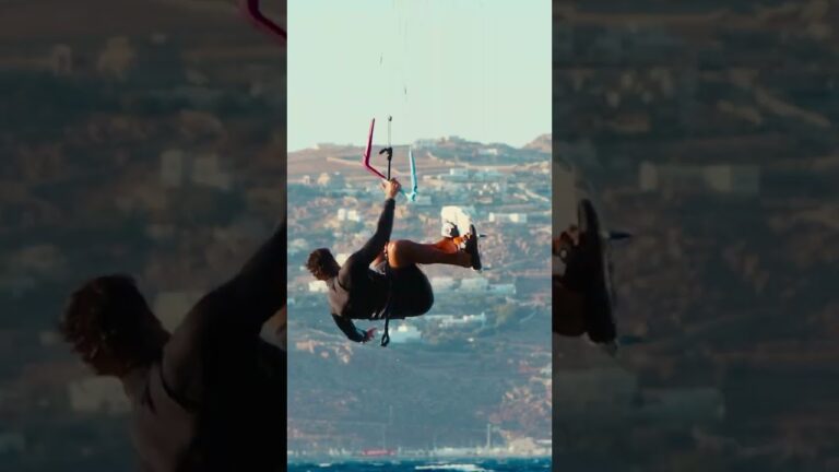 Keep it stylish in Mykonos #kiteboarding #kitesurf