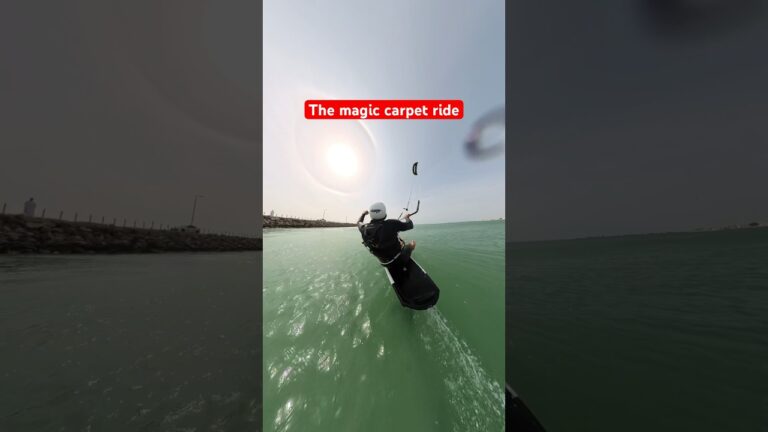 Magic carpet ride #kitesurfing #kiteboarding