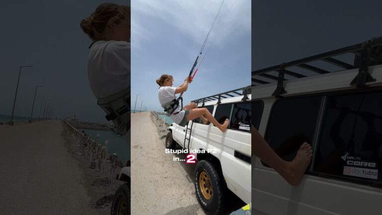 My mom did not approve Follow for more stupid ideas #kitesurfing