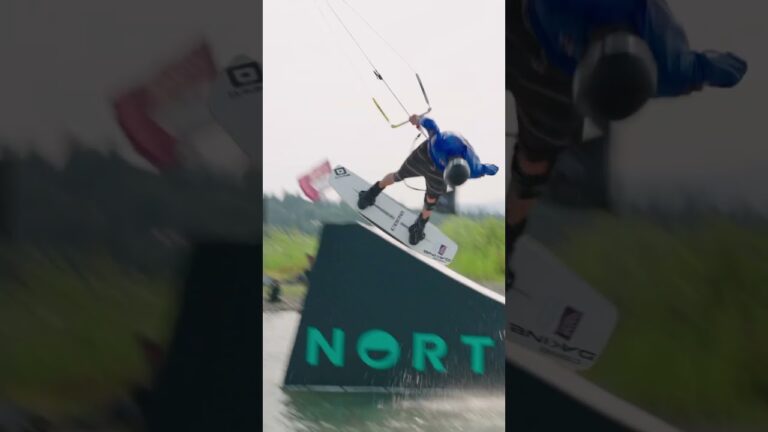 Erick Rienstra crushing it in the final #kiteboarding #gkakiteworldtour
