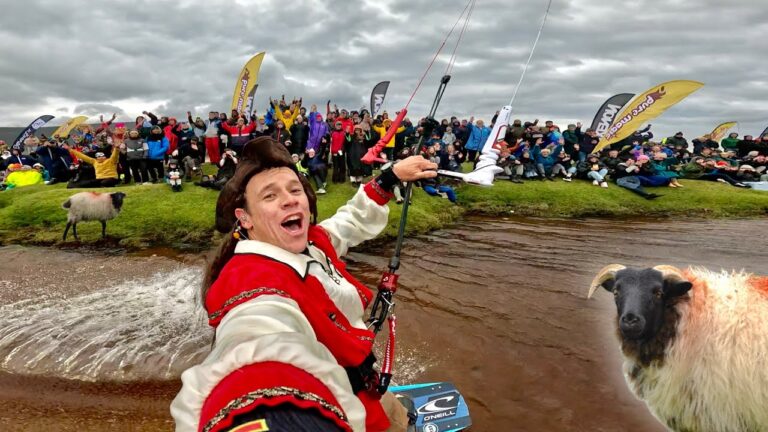 I kited in Ireland as a PIRATE! #KEVVLOG