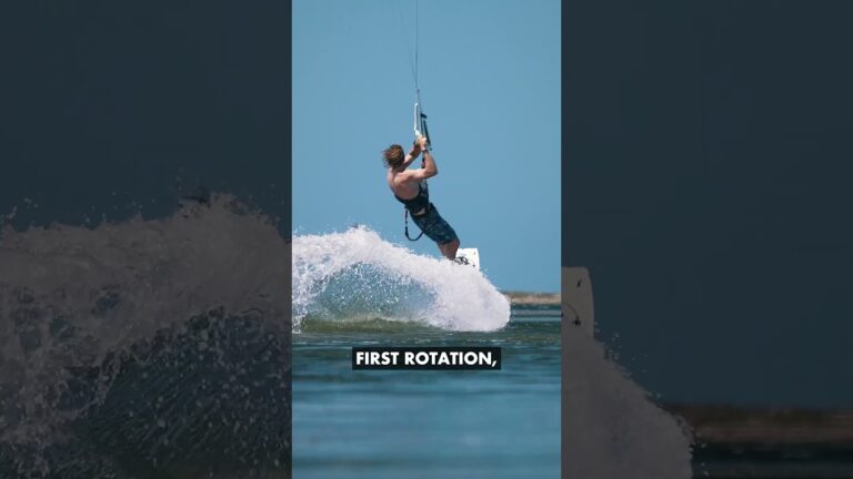 Learn How to double backroll transition #kiteboarding