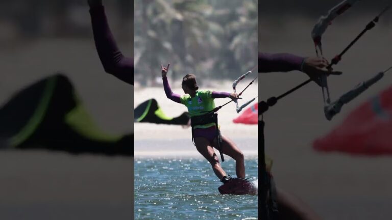Francesca Bagnoli reaching for the stars #gkakiteworldtour #gkafreestyle #gkacauipe
