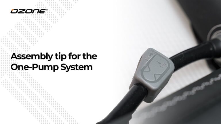 Assembly tip for the Ozone Kites One-Pump System