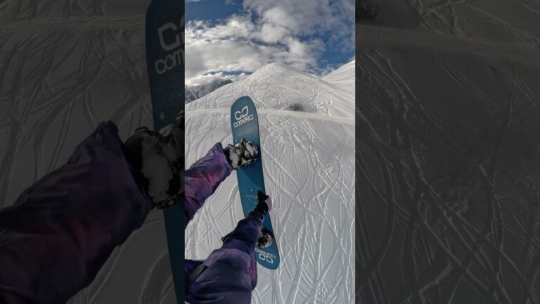 The magic of snowkiting in mountains #kite #kiting #snowboarding #fly #flying #kiteloop