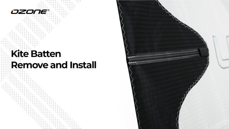 How to Replace a Trailing Edge Batten on an Ozone Kite