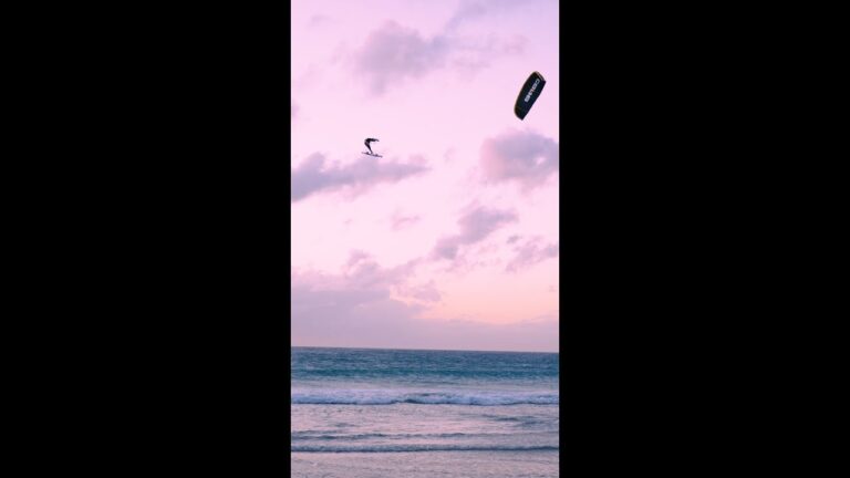 Epic Golden Hour Kite Loop! @shahar_tsabary Sends It with Pace Pro in Tarifa