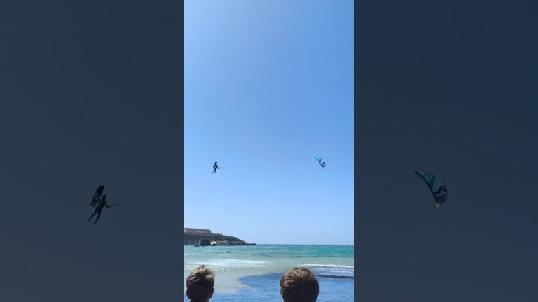 Double loop with the kite low