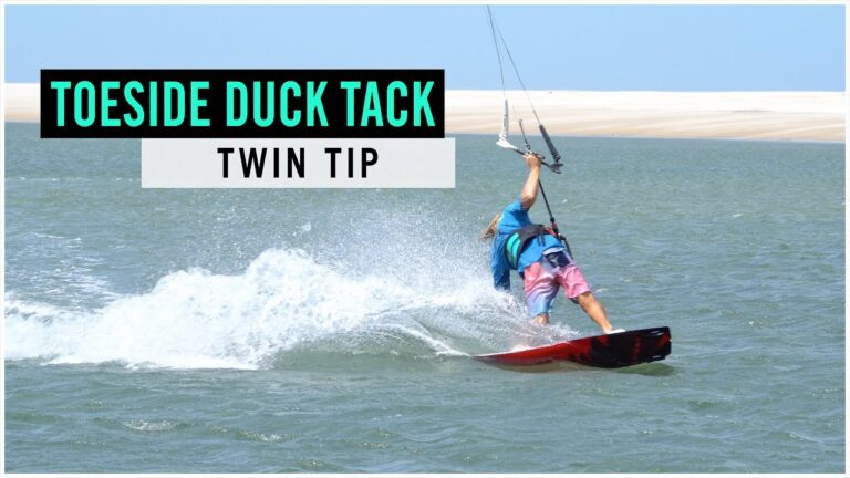 How to Twin Tip Toeside Duck Tack