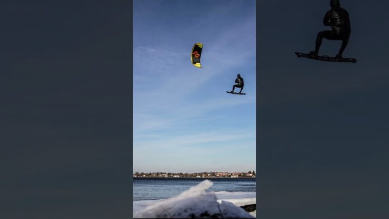 Cold days #kitesurfing #winter #extremesports