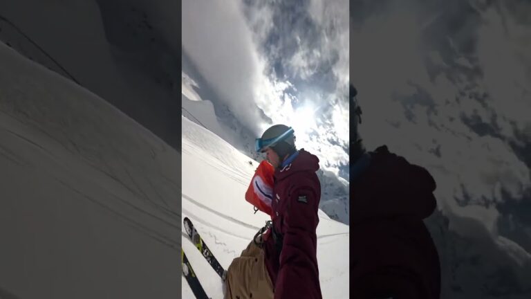 Kiting up and skiing down! A full Youtube video will come out this week!