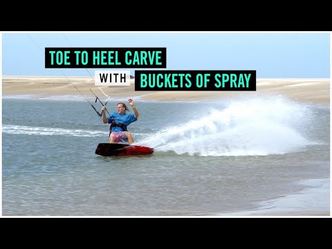 How to Toe to Heel Carve with Buckets of Spray