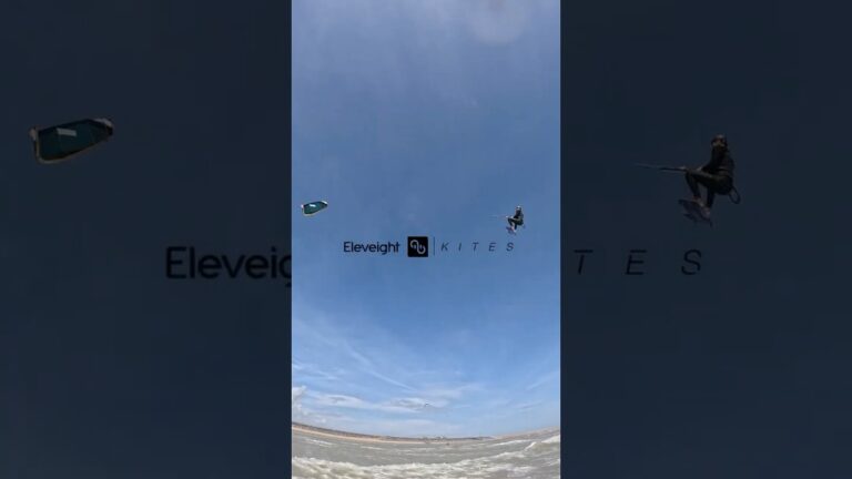 FLYING …. leave it at this #eleveight #eleveightxs #kitesurf #extremesport #kitesurfing
