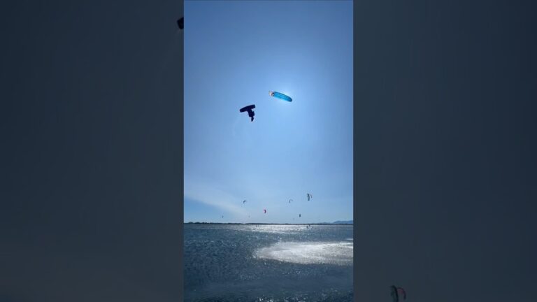 crazy tornado on my foilkite #kitesurfing #kite #surf