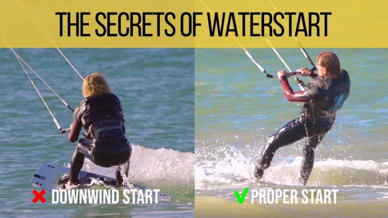 2 Ways Of Kitesurfing Waterstart: Improved Classic VS Innovative.