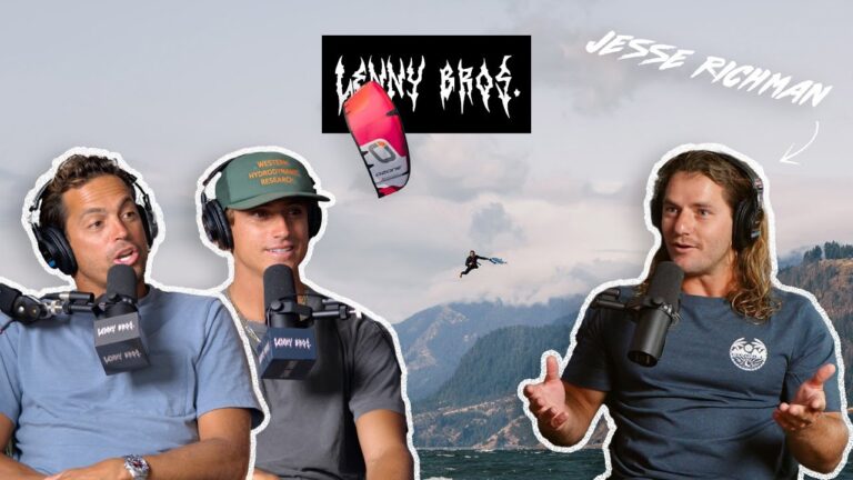 JESSE RICHMAN: The Most Insane Kitesurfing Stunt Ever Attempted - LENNY BROS. EP. 28