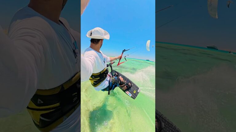 Kiteboarding in paradise for #windsummit! #courtintheact #extremesport #kiteboarding #kitesurf #wind