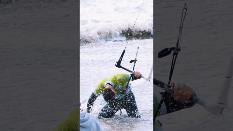 Legend! Theo Demanez won his first podium at the Defender GKA Kite-Surf World Cup in Sylt!