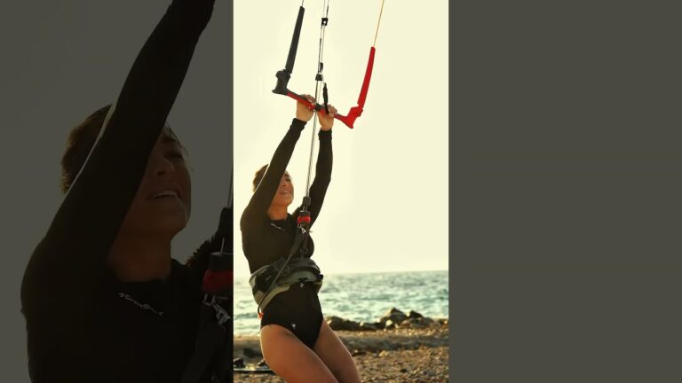 Aka Golden Hour #kiteboarding #kitesurf #duotonesports #watersports #womeninaction