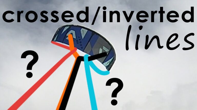 How to fix crossed or inverted lines (kitesurf tutorial)