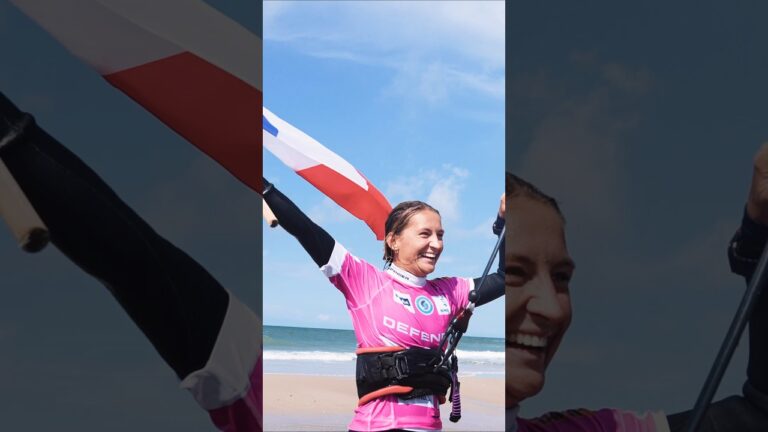 Capucine takes the women’s title at the GKA Kite-Surf event in Sylt for the 4th year in a row!