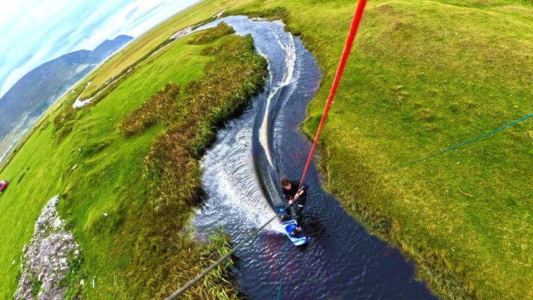 CRAZY RIVER KITEBOARDING in IRELAND! - Battle for the Lake 2025