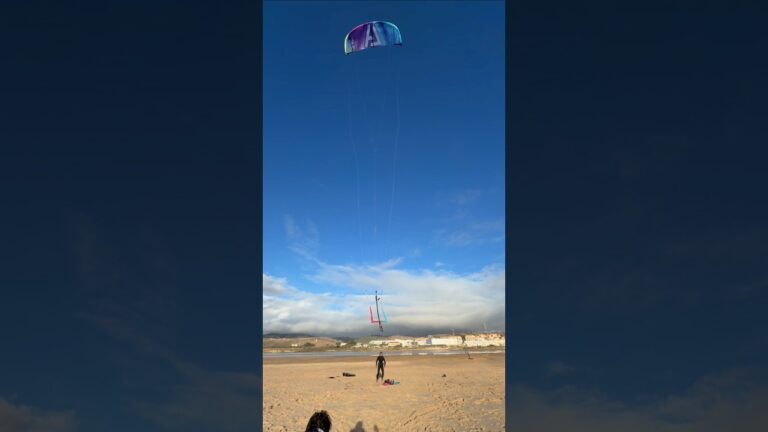 Crazy kite flying away