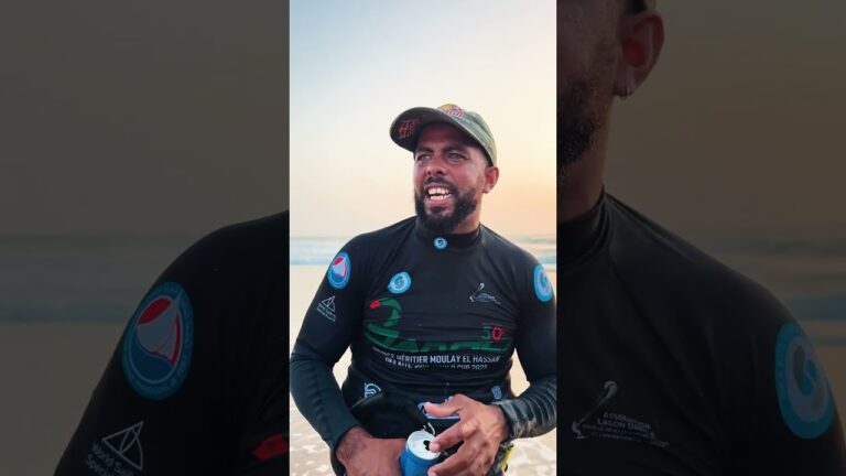 The GOAT, st place for him here Dakhla! Airton C #dakhla #kitesurf #watersports #gkakiteworldtour