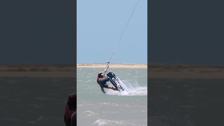 Trying the viral popped backroll hand drag // kiteboarding