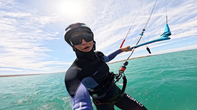 Kite foiling in Cape Town with my dad and seals