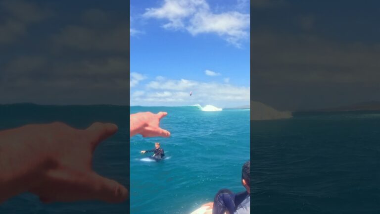 Insane BTS barrel shot! #courtintheact #freeride #kitesurfing #kitesurf #watersports