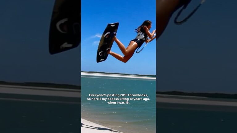 Would this have gone VIRAL 10 years ago?‍ #alinasurfs #watersports #sports #kitesurf #2016