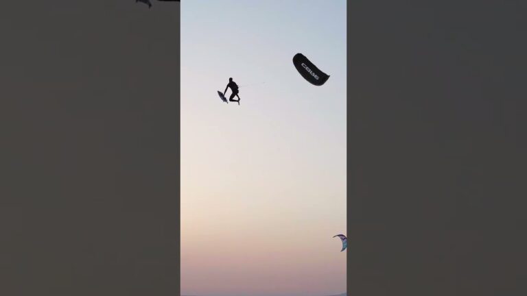 Soaring High: Shahar Tsabary's Effortless Kiteboarding Lift-Off ‍