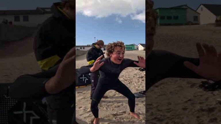 Ever wondered what storm kitesurfing in Denmark is like?