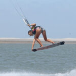 Kitesurfing Technique - Pop Nose Grab Hooked-In
