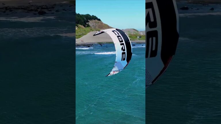 Ben Beholz kitesurfing in Chile with the CORE Nexus 4